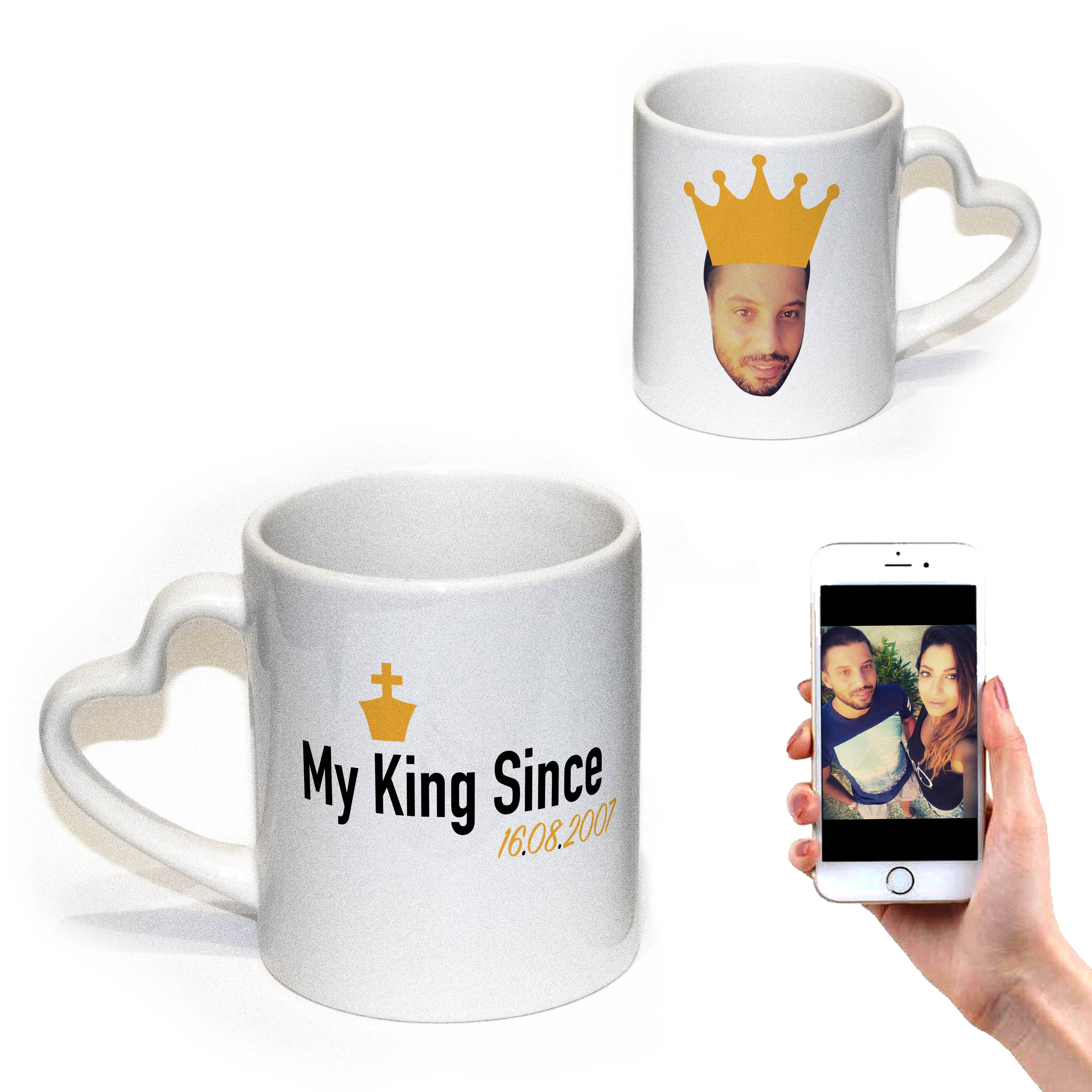 Personalised King Since Mug