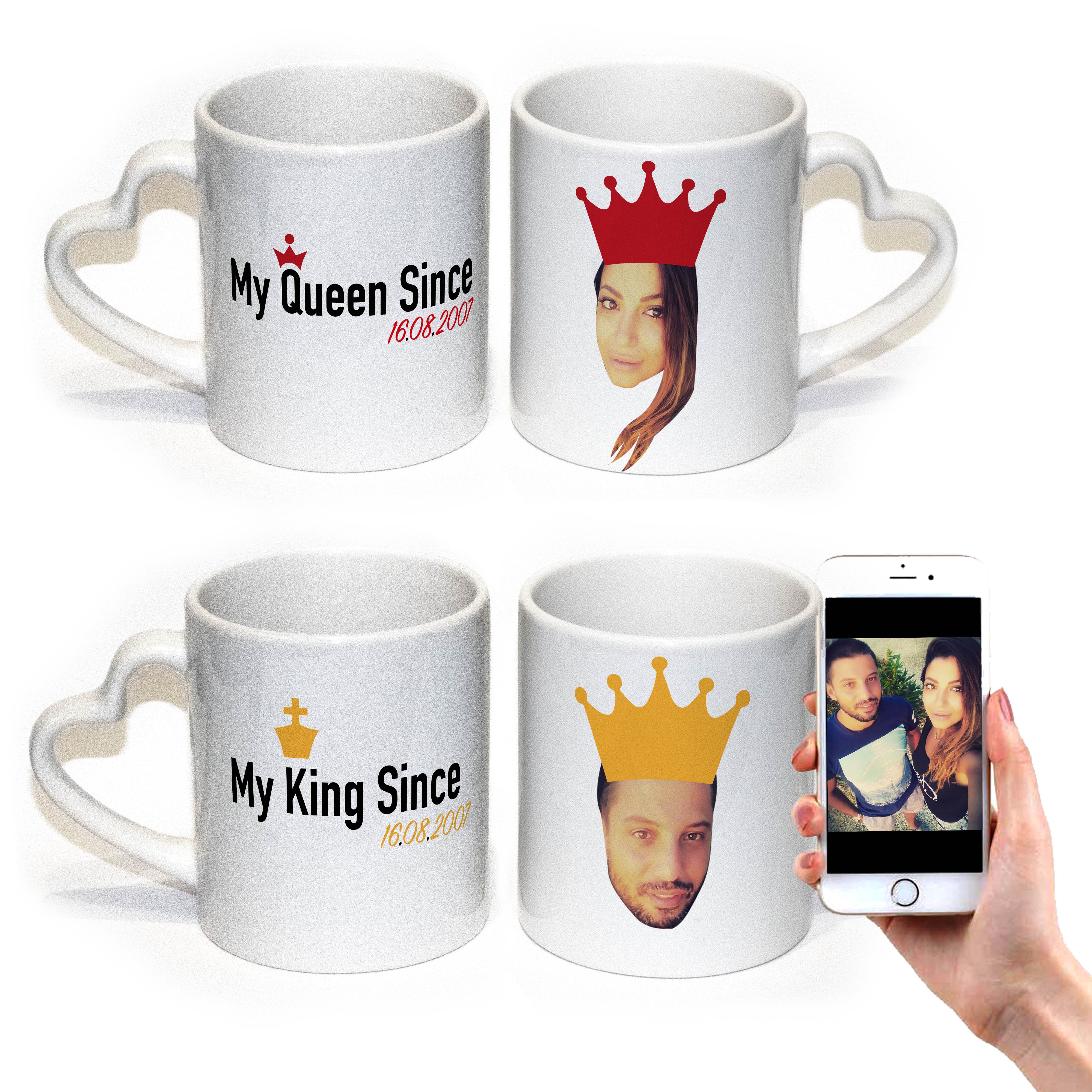 Personalised King Since Mug